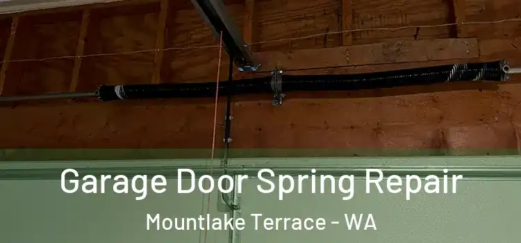  Garage Door Spring Repair Mountlake Terrace - WA